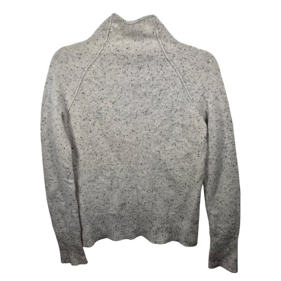 Theory Sweater Womens P Gray Cashmere Pullover Long Sleeve Top Karinella Donegal - Picture 2 of 7